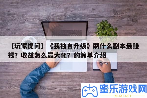 【玩家提問】《我單獨(dú)晉級(jí)》刷甚么正本最賺錢
